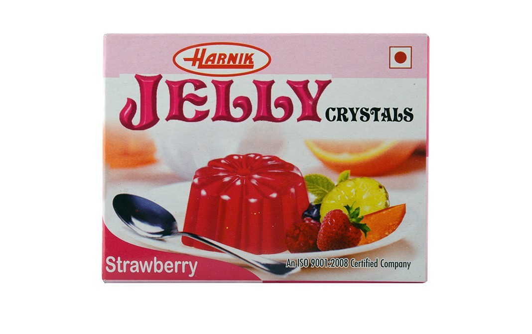 Harnik Jelly Crystals, Strawberry   Box  90 grams